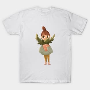 Girl with a plant T-Shirt